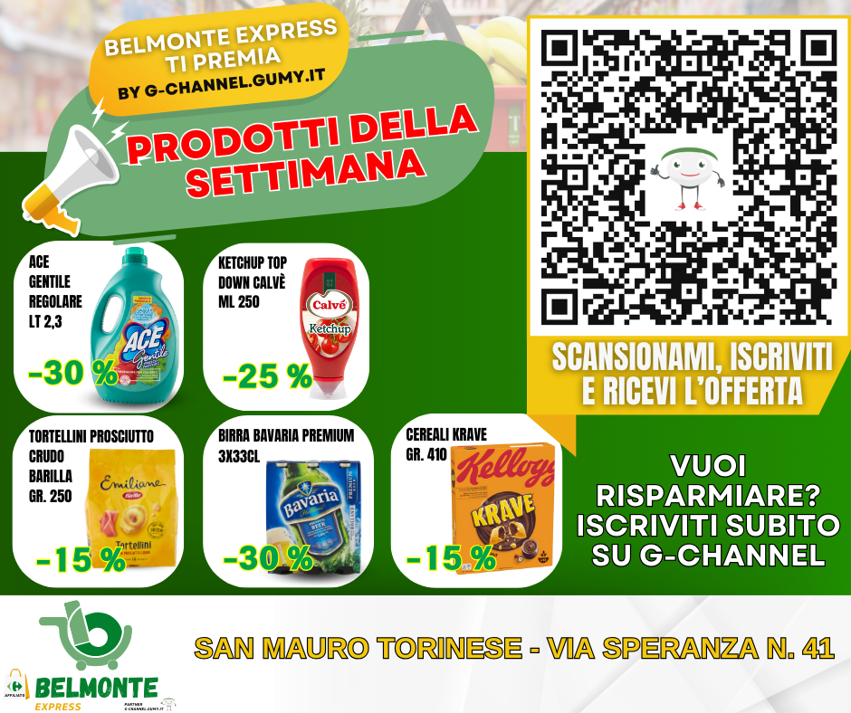 Le Nuove Offerte della Settimana al Supermercato Belmonte